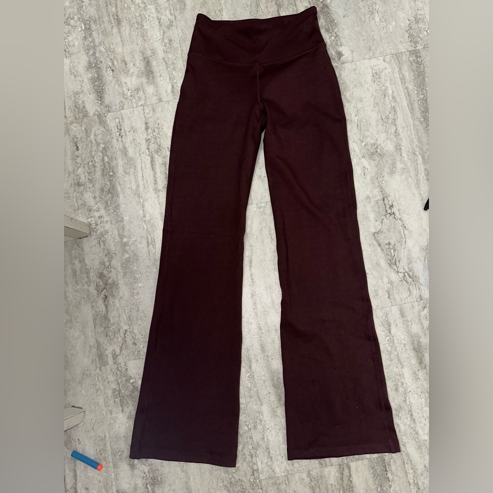 Dark Brown Flared Pants